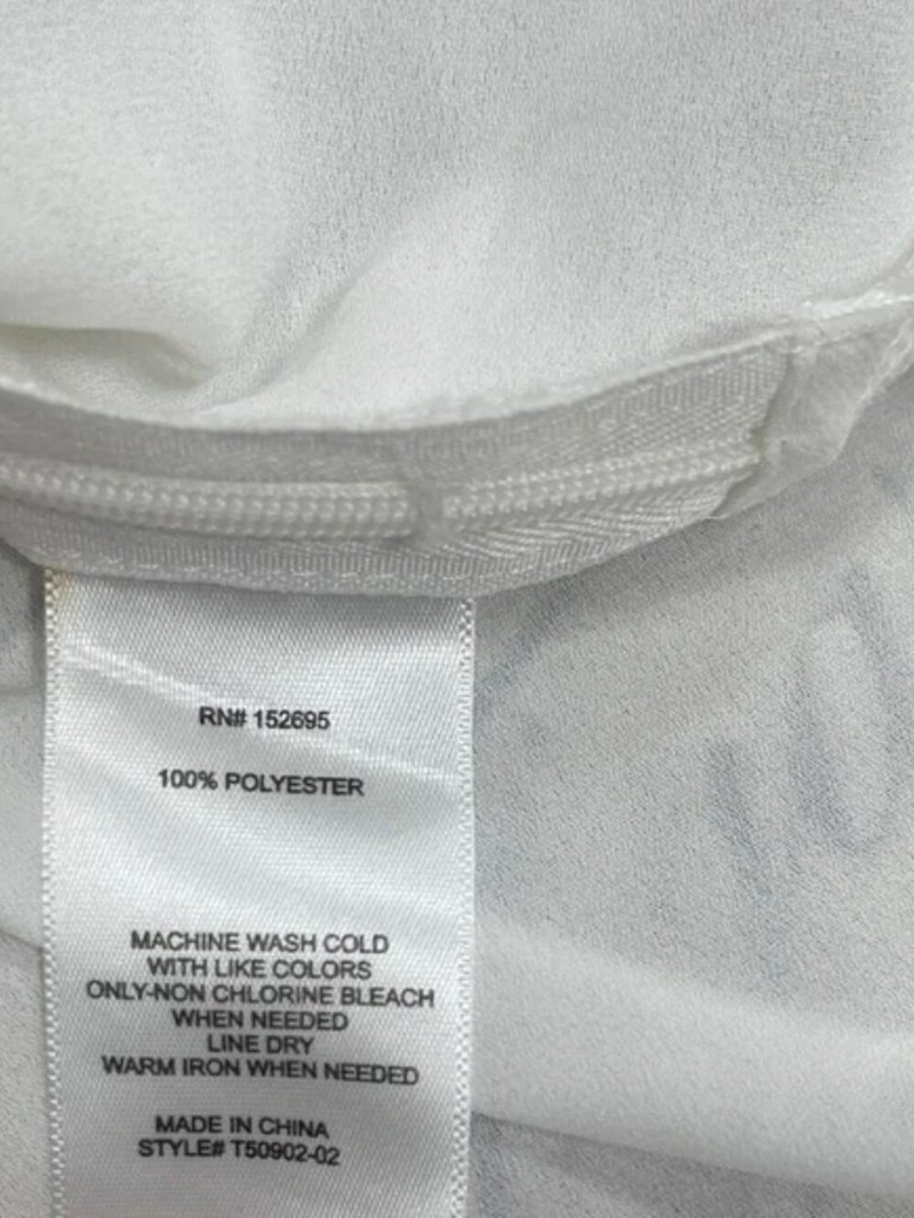 Q+A Ivory Ruffle V-Neck Blouse - Picture 12 of 15